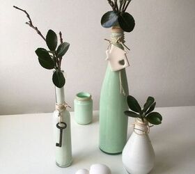 how to make easy painted vases, how to