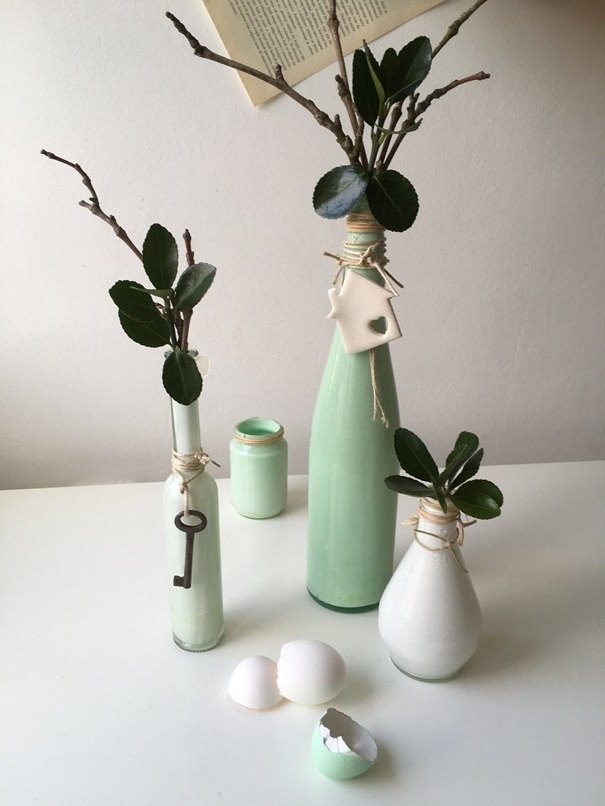 how to make easy painted vases, how to