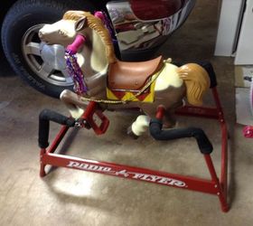 bouncing horse with springs