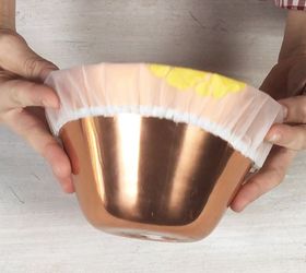 reusable bowl covers from a shower curtain