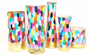 Upcycle Old Glass Flower Vases