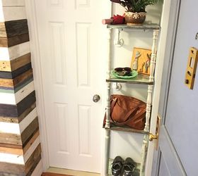 organize your entryway in a day with a corner unit, organizing