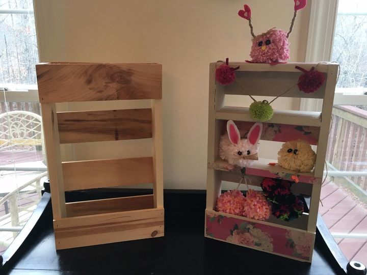 beaucoup paint storage from a hobby lobby small natural wood pallet, pallet, storage ideas