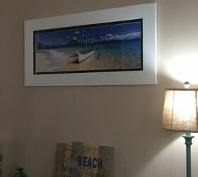 DIY Coastal Style Frame Hometalk