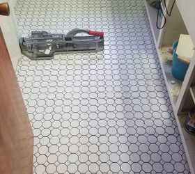 diy floor makeover how to grout a tile floor, cleaning tips, flooring, how to, tiling