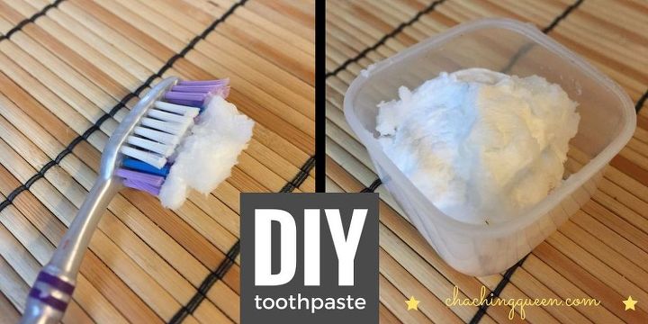 diy how to make your own toothpaste, how to