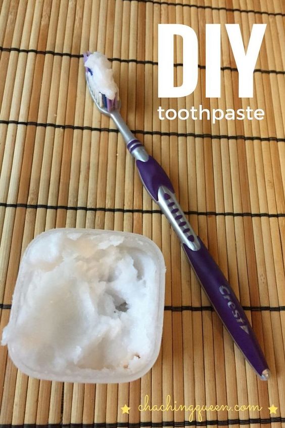 diy how to make your own toothpaste, how to