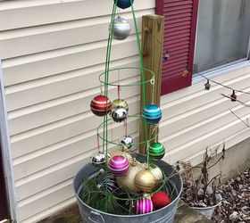 q christmas tree for front porch, Alternative christmas tree