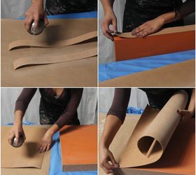 ikea hack cork furniture stencil tutorial, how to, painted furniture