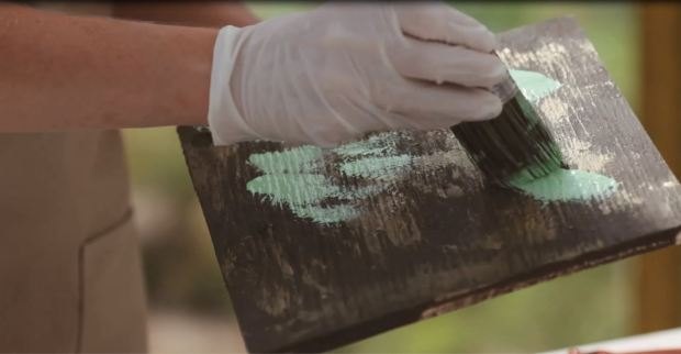 como criar um acabamento de cobre oxidado falso