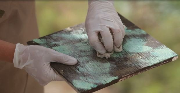 how to create a faux oxidized copper finish, how to