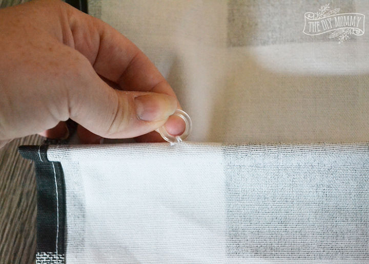 coser una cortina romana