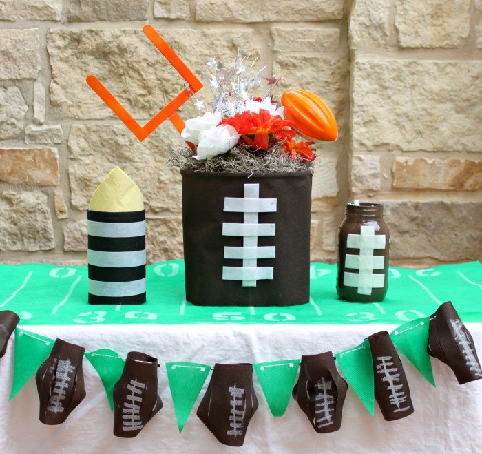 football party decor to make with kids, home decor