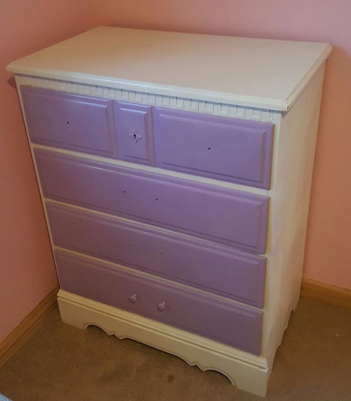 diy poster dresser, painted furniture, Before
