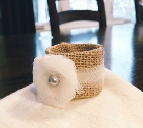 s grab toilet paper tubes for these 14 stunning ideas, bathroom ideas, Cover them in burlap for napkin rings