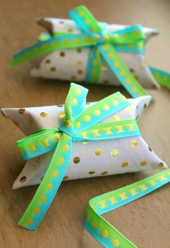 s grab toilet paper tubes for these 14 stunning ideas, bathroom ideas, Fold them into mini gift boxes for guests