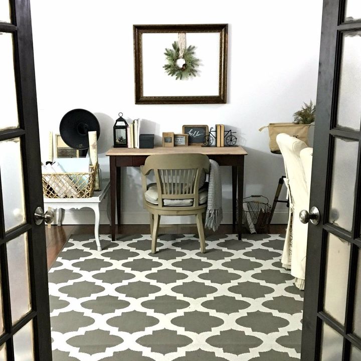 craft room made of thrifty finds, craft rooms, crafts