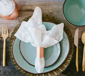 s these 11 copper pipe ideas will make you rethink your decor, home decor, plumbing, This stunning rose gold napkin ring