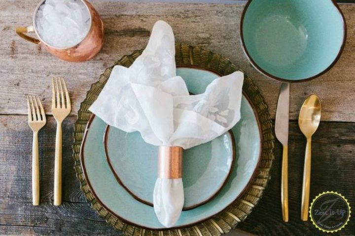 s these 11 copper pipe ideas will make you rethink your decor, home decor, plumbing, This stunning rose gold napkin ring