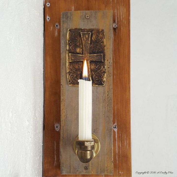 s these 11 copper pipe ideas will make you rethink your decor, home decor, plumbing, This vintage looking candle sconce