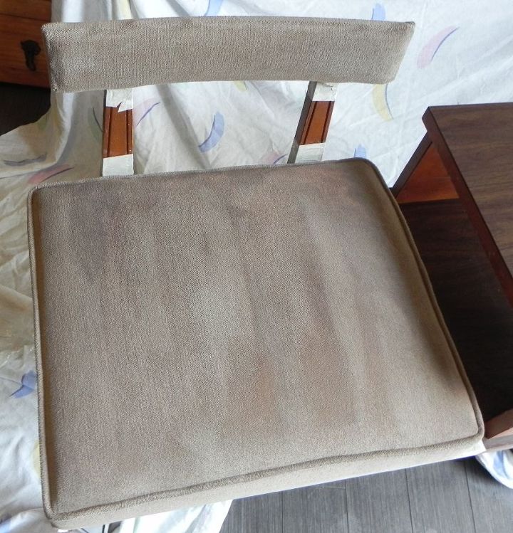 t how i failed a paint job on a fabric cushion and survived, reupholster