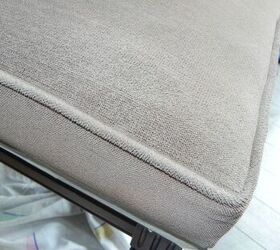 t how i failed a paint job on a fabric cushion and survived, reupholster