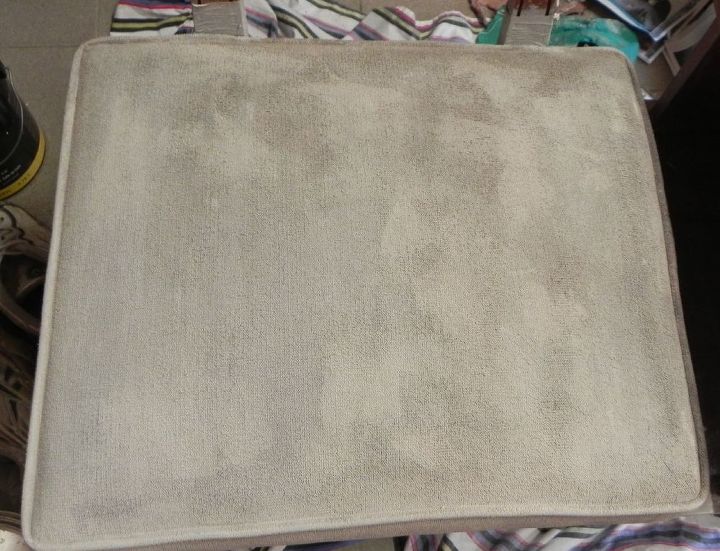 t how i failed a paint job on a fabric cushion and survived, reupholster