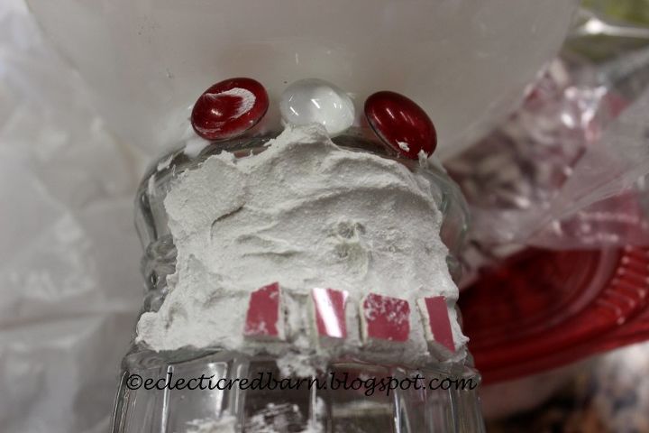 using a vase and a globe for decorative garden art, crafts