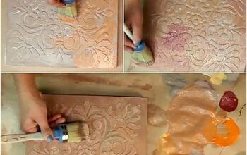 Cómo hacer una plantilla de azulejos de terracota para la pared