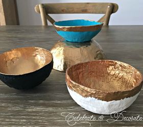 diy paper mache bowls