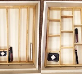 diy wooden drawer organizer, organizing