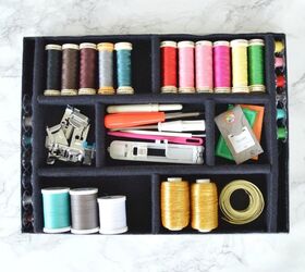 turn a ferrero rocher box into a beautiful organizer tray, organizing