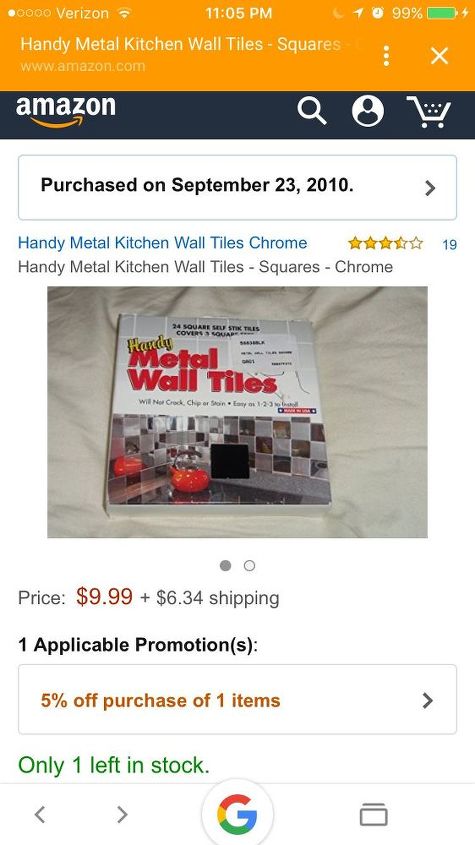 cheap way to cover ur ugly kitchen backsplash tile