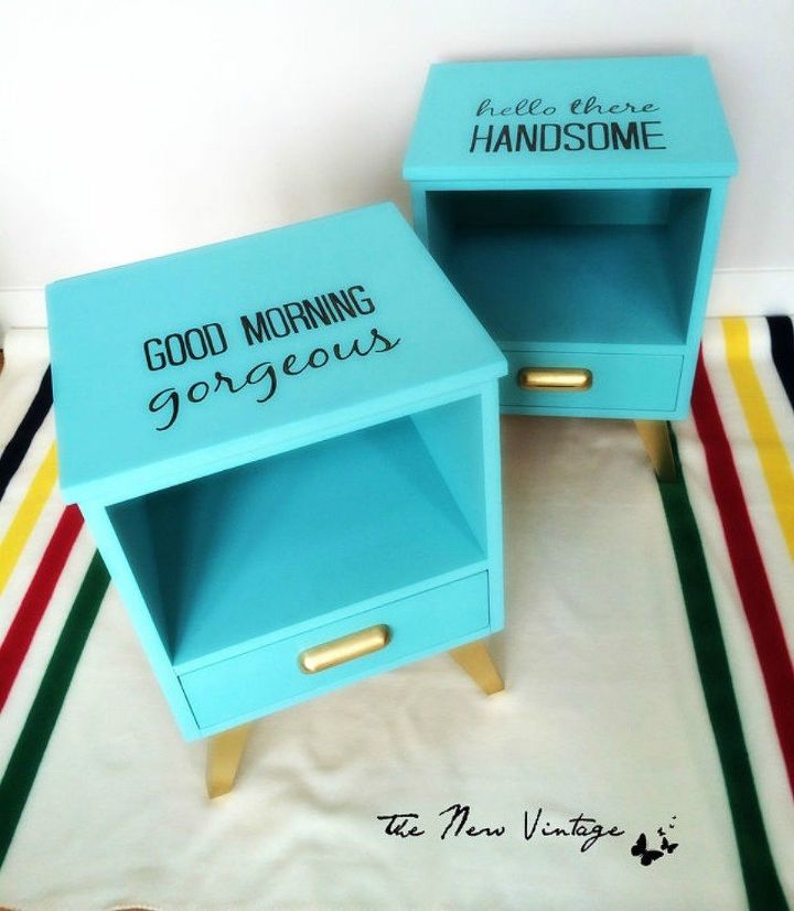 s 13 stylish ideas you ll want to steal for your boring bedroom, bedroom ideas, Add some bright and colorful nightstands