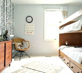 s 13 stylish ideas you ll want to steal for your boring bedroom, bedroom ideas, Or transport your room with a stencil