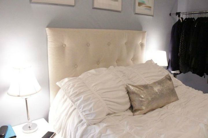 13 ideas con estilo que querrs robar para tu aburrido dormitorio, Crea tu propio cabecero con mechones