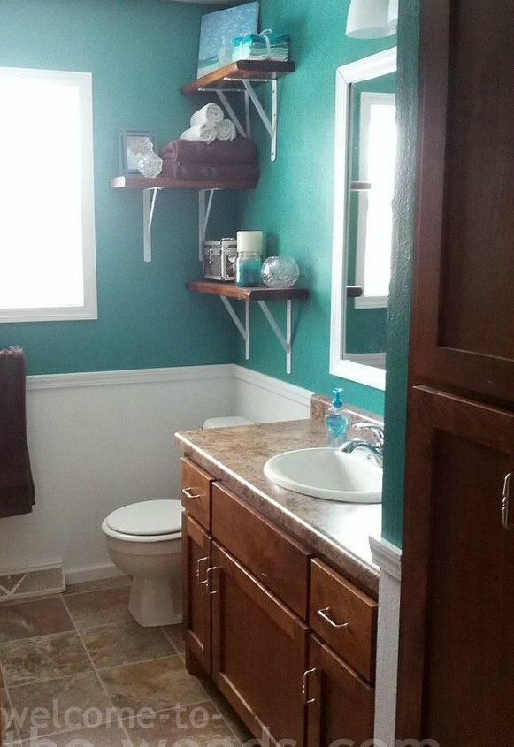 faa seu banheiro parecer incrvel com essas atualizaes de parede, Refazer o banheiro por apenas 27