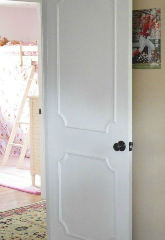 hate your boring door try these 13 brilliant ideas, Turn it into a classy door with moulding