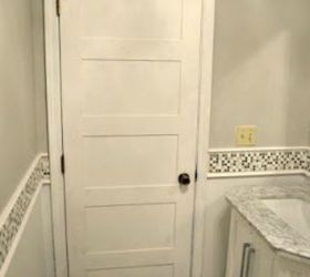 hate your boring door try these 13 brilliant ideas, Nail plywood for an updated look