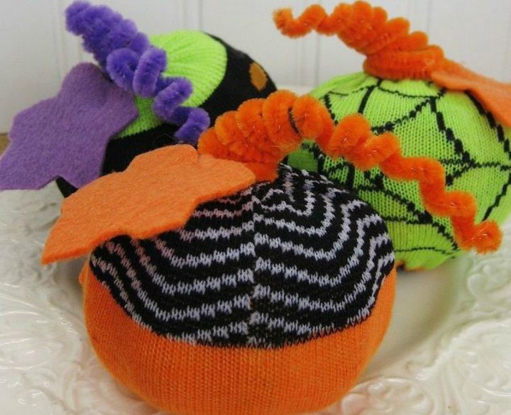 s save your socks for these 16 cute ideas, Or squeeze them over styrofoam ones