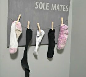 s save your socks for these 16 cute ideas, Hang them until you can pair them