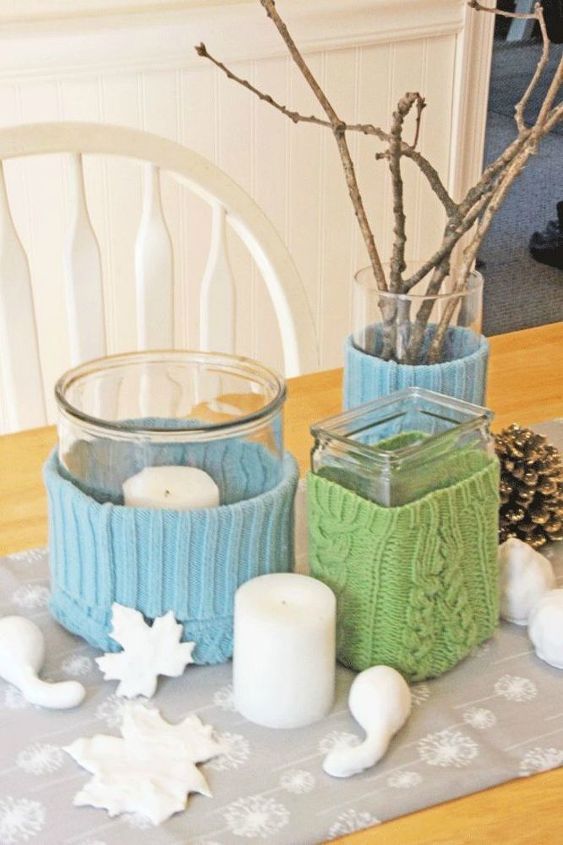 s save your socks for these 16 cute ideas, Or over some glass vases for fall