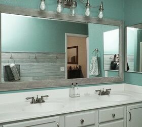 DIY espejo del baño cambio de imagen por menos de $ 10
