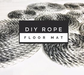 diy rope floor mat, flooring