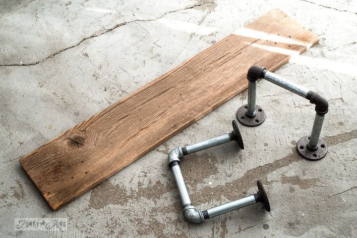 rustically cool industrial pipe coat hooks in 10 minutes, plumbing