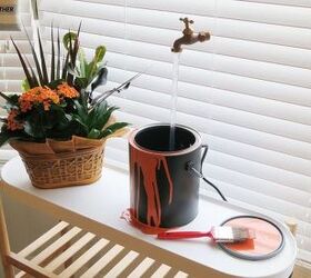 Paint Bucket Water Feature