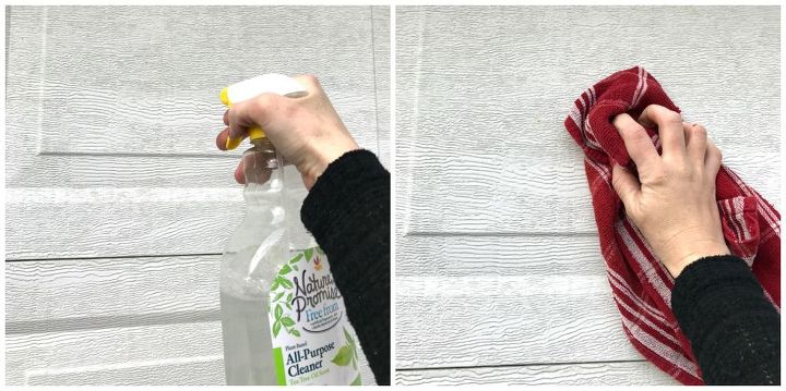 garage door makeover