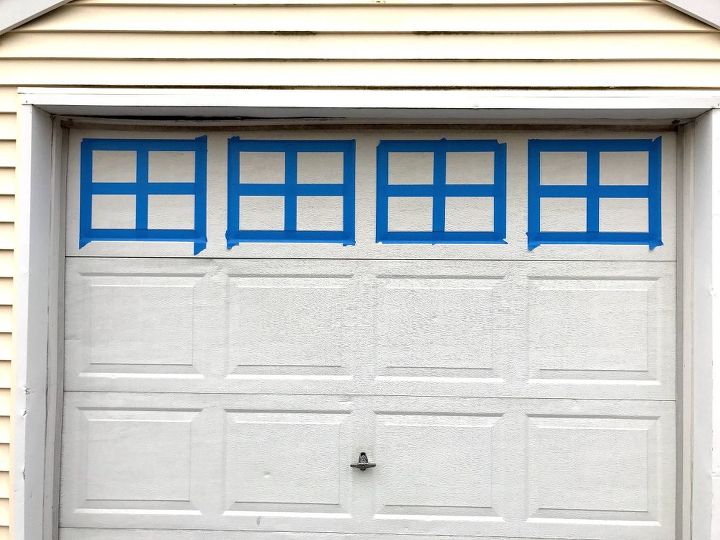 garage door makeover