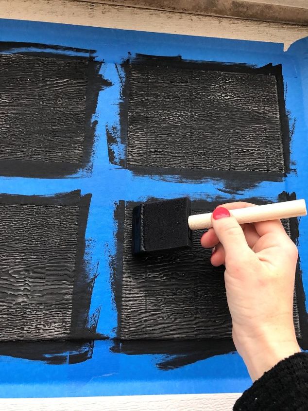 garage door makeover