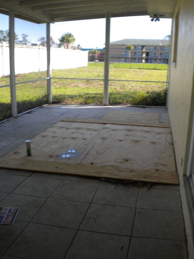 Any ideas for a screened-in porch floor? | Hometalk